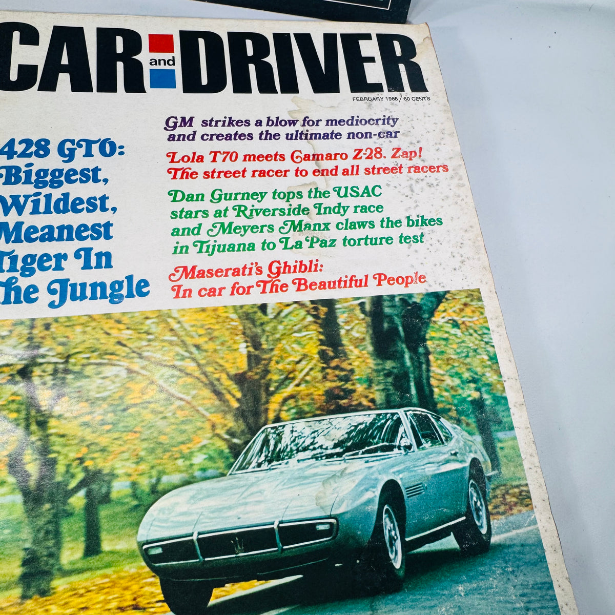 Vintage Car and Driver Magazine Bundle (4 Issues) — Aug 1963, Mar 1966, Apr 1966, Feb 1968 | Road Tests, Racing, Period Ads, Automotive Magazine