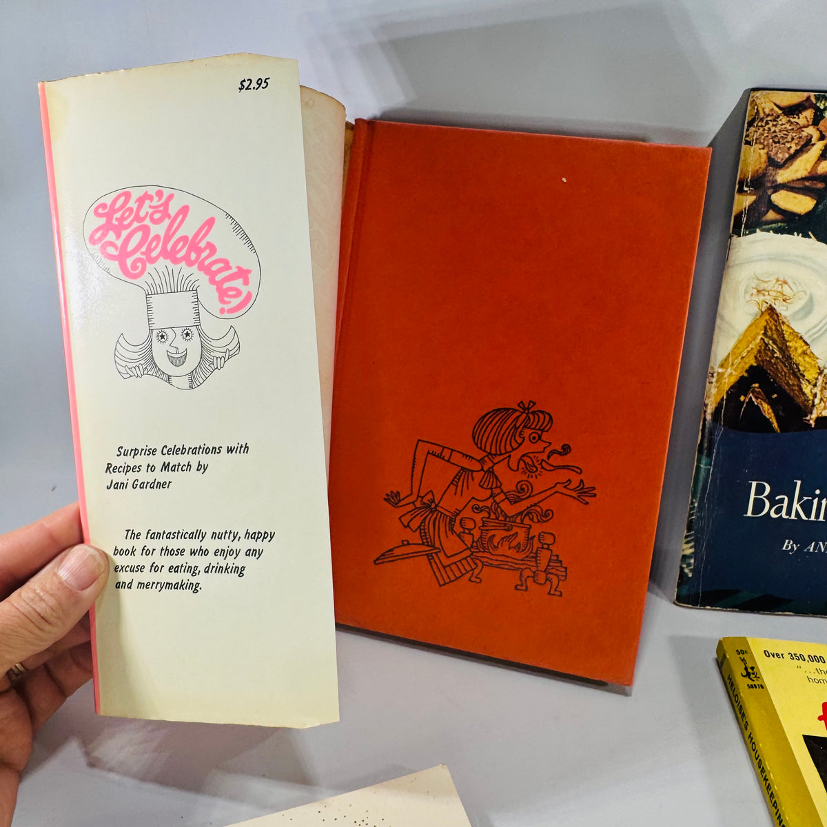 Vintage Cookbook Bundle (4 Books) — Heloise, Pillsbury, Prevention, Jani Gardner (1960s–1980) | Baking + Homemaking, Vintage Cookbooks