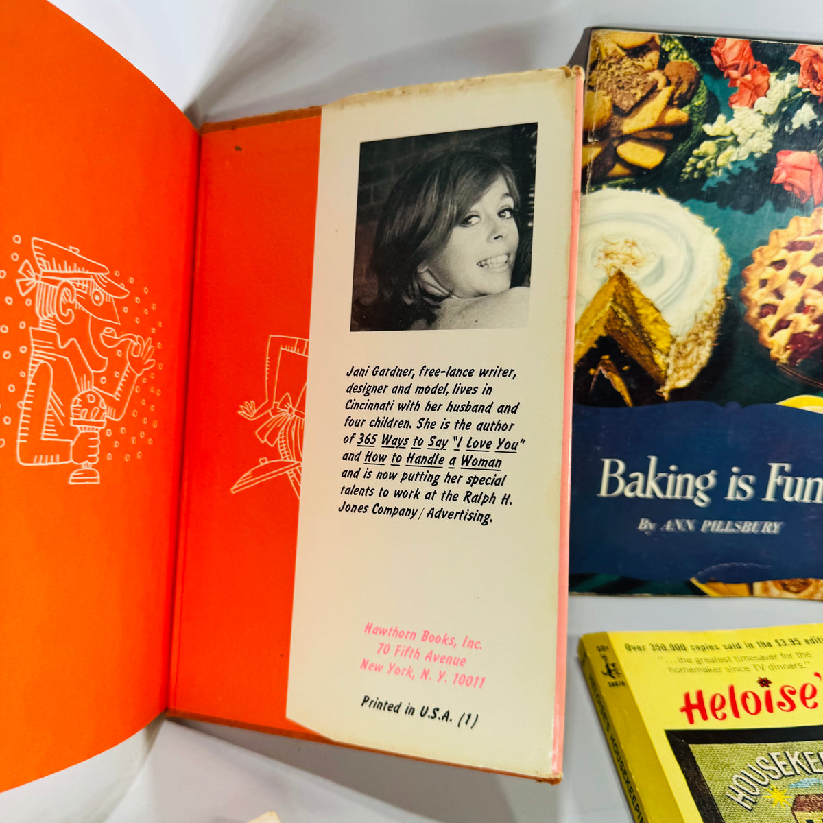 Vintage Cookbook Bundle (4 Books) — Heloise, Pillsbury, Prevention, Jani Gardner (1960s–1980) | Baking + Homemaking, Vintage Cookbooks