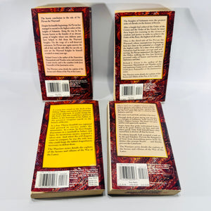 Dragonlance Warriors Paperback Bundle Volumes 4 to 7 TSR Fantasy Books Theros Ironfeld Lord Soth Knights of the Rose Wayward Knights