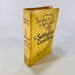 The Settlement Cook Book compiled by Mrs. Simon Kander 1941 Thumbtab Index The Settlement Cook Book Co.