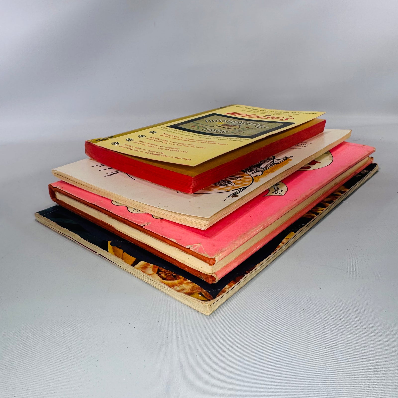 Vintage Cookbook Bundle (4 Books) — Heloise, Pillsbury, Prevention, Jani Gardner (1960s–1980) | Baking + Homemaking, Vintage Cookbooks