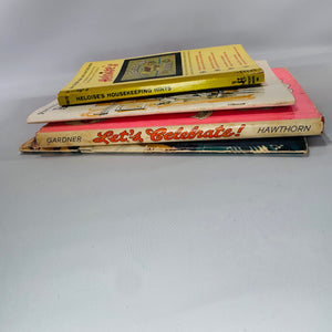 Vintage Cookbook Bundle (4 Books) — Heloise, Pillsbury, Prevention, Jani Gardner (1960s–1980) | Baking + Homemaking, Vintage Cookbooks