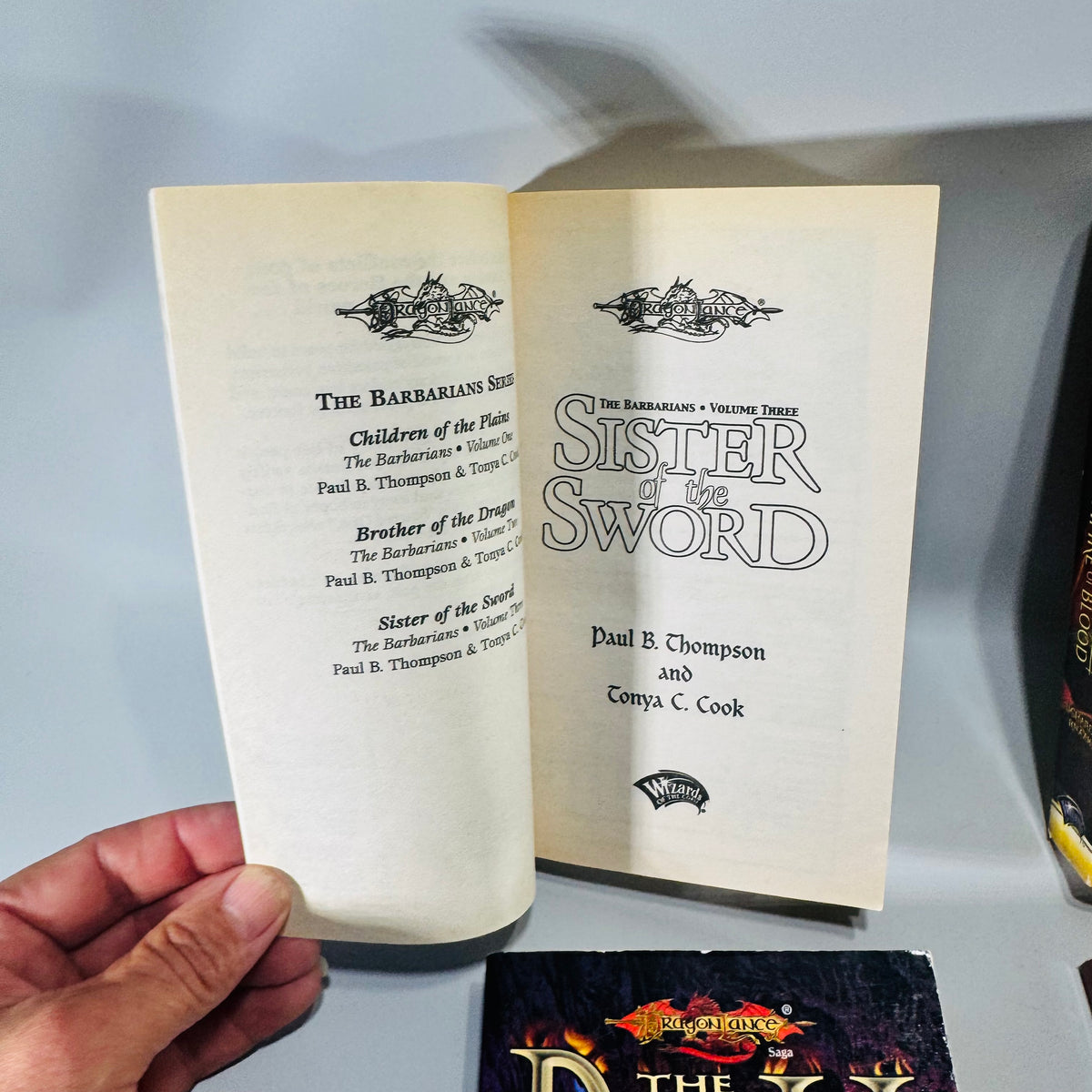Dragonlance Paperback Book Bundle of 4 Doom Brigade Draconian Measures Empire of Blood Sister of the Sword