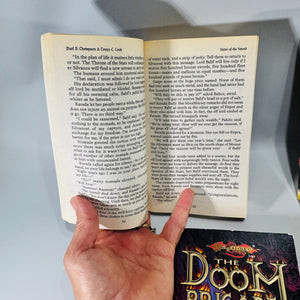 Dragonlance Paperback Book Bundle of 4 Doom Brigade Draconian Measures Empire of Blood Sister of the Sword
