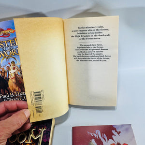 Dragonlance Paperback Book Bundle of 4 Doom Brigade Draconian Measures Empire of Blood Sister of the Sword