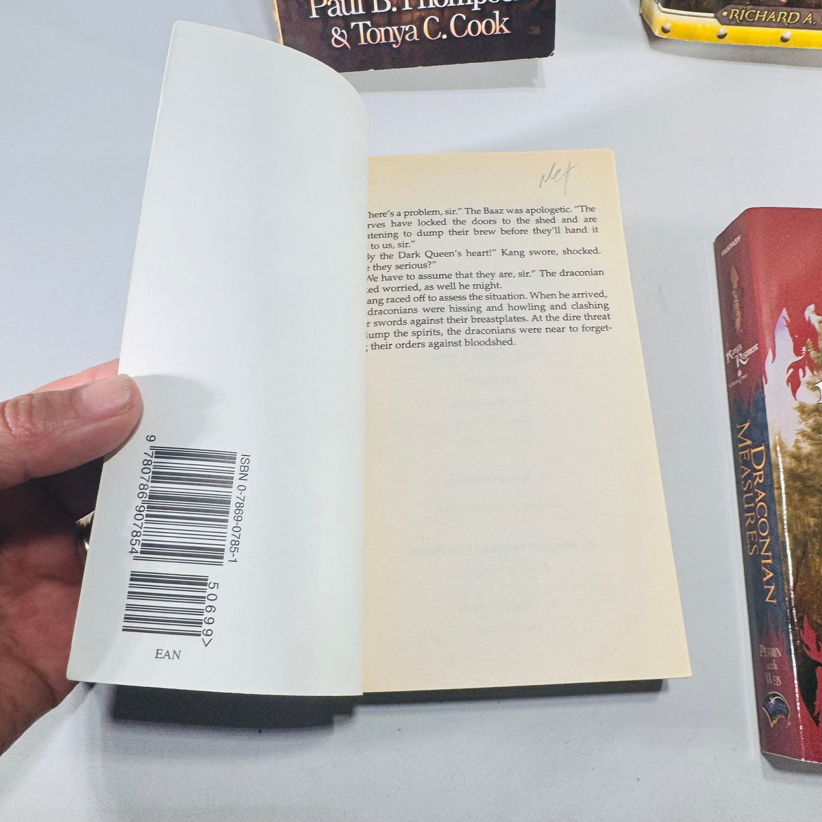 Dragonlance Paperback Book Bundle of 4 Doom Brigade Draconian Measures Empire of Blood Sister of the Sword