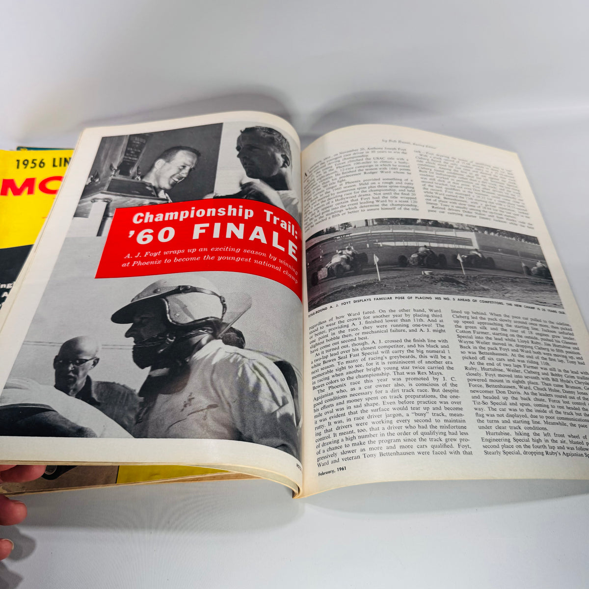 Vintage Motor Life Magazine Lot of 3 — April 1954, Oct 1955, Feb 1961 | Road Tests, Concept Cars, Racing Coverage, Automotive Magazine
