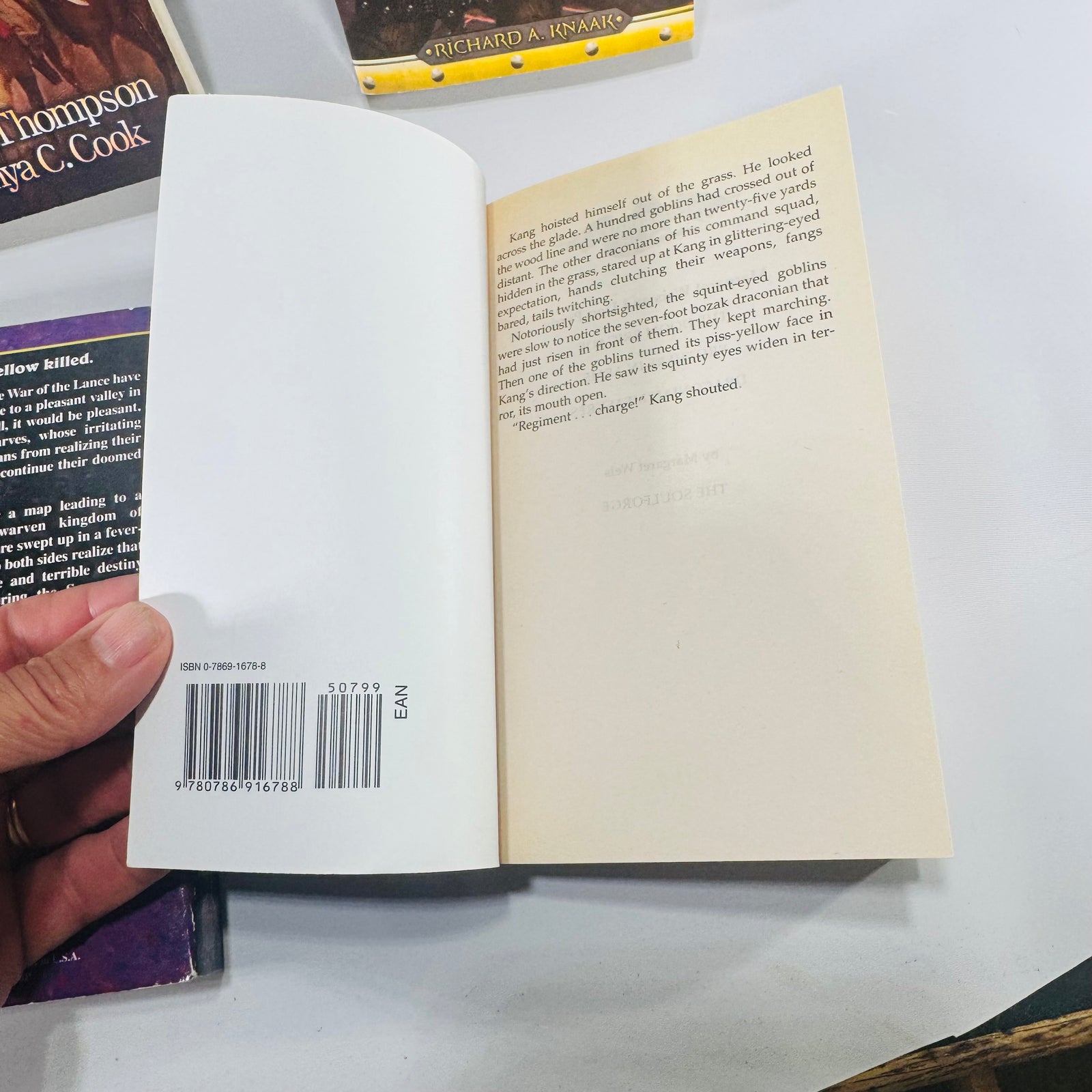 Dragonlance Paperback Book Bundle of 4 Doom Brigade Draconian Measures Empire of Blood Sister of the Sword