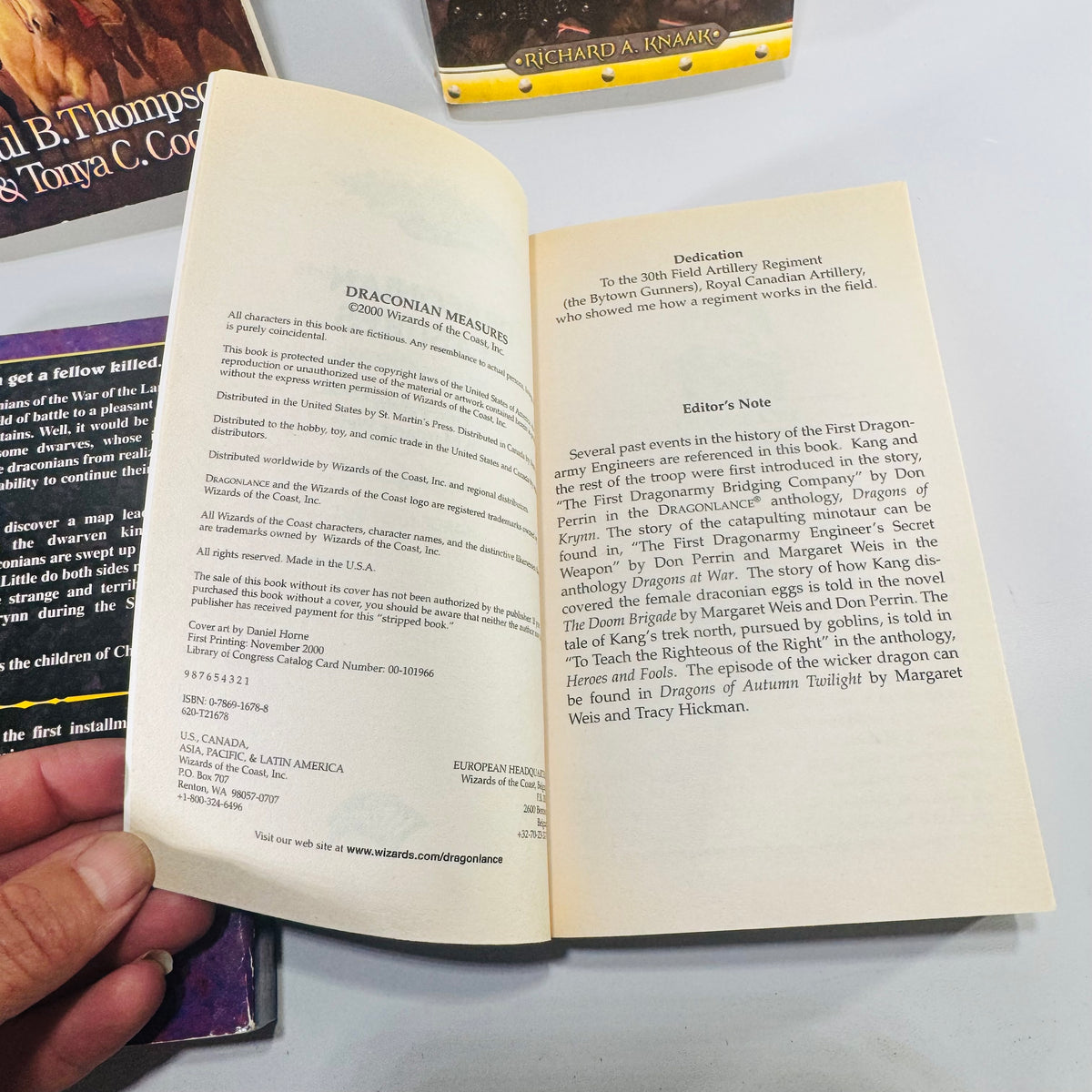 Dragonlance Paperback Book Bundle of 4 Doom Brigade Draconian Measures Empire of Blood Sister of the Sword