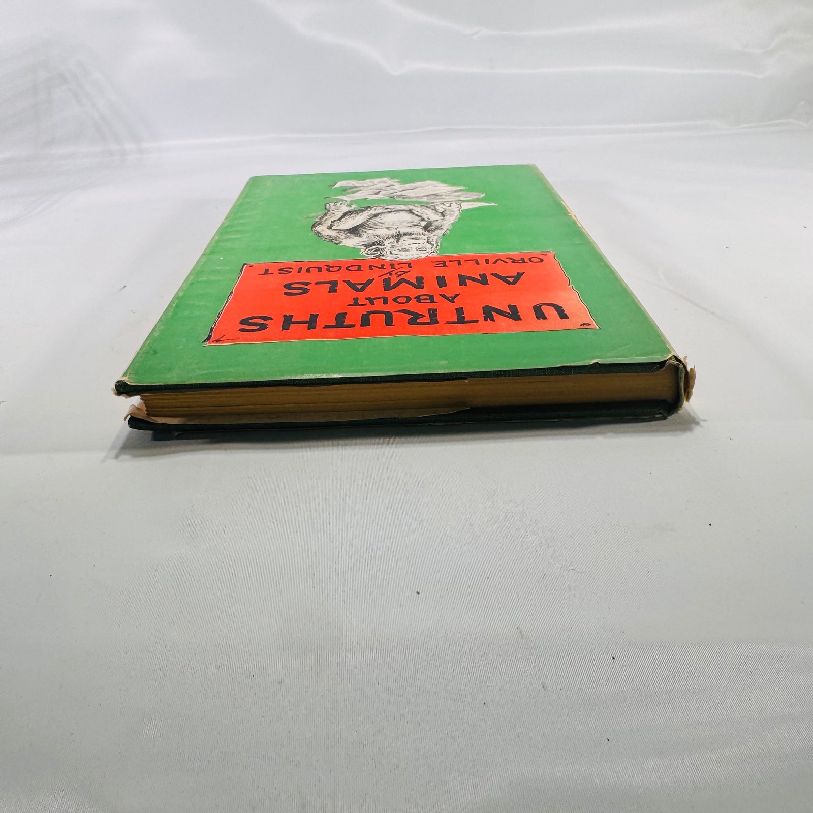 Untruths About Animals 1950 Hardcover Dust Jacket Orville Lindquist Vintage Animal Fallacies Book