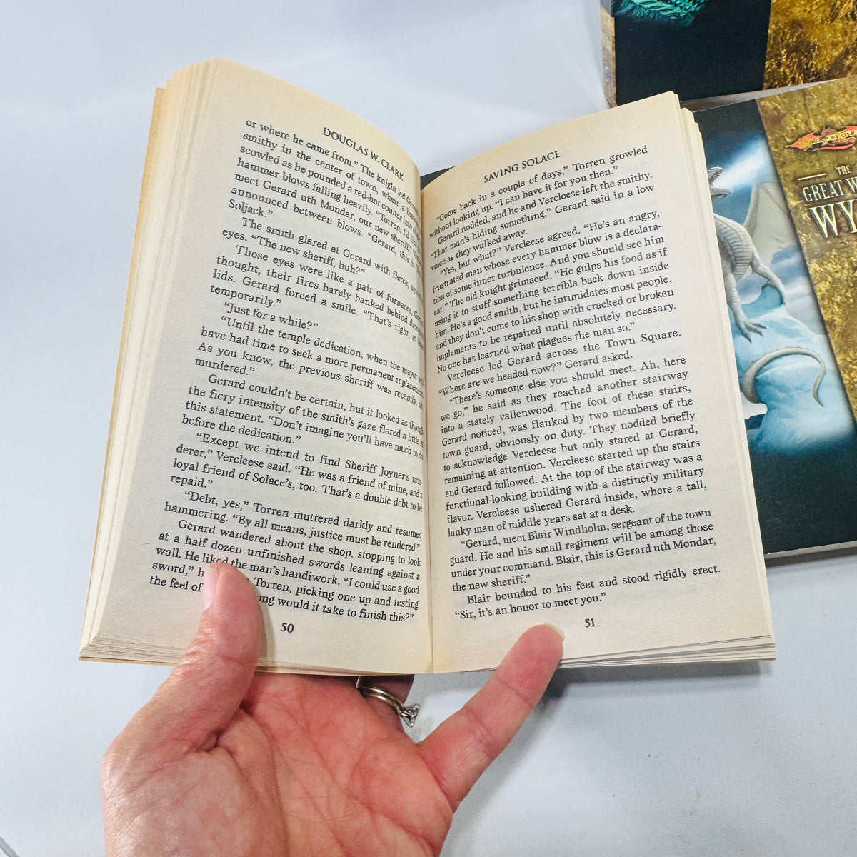 Dragonlance Champions Paperback Bundle of 4 Saving Solace Alien Sea Great White Wyrm Protecting Palanthas Wizards of the Coast