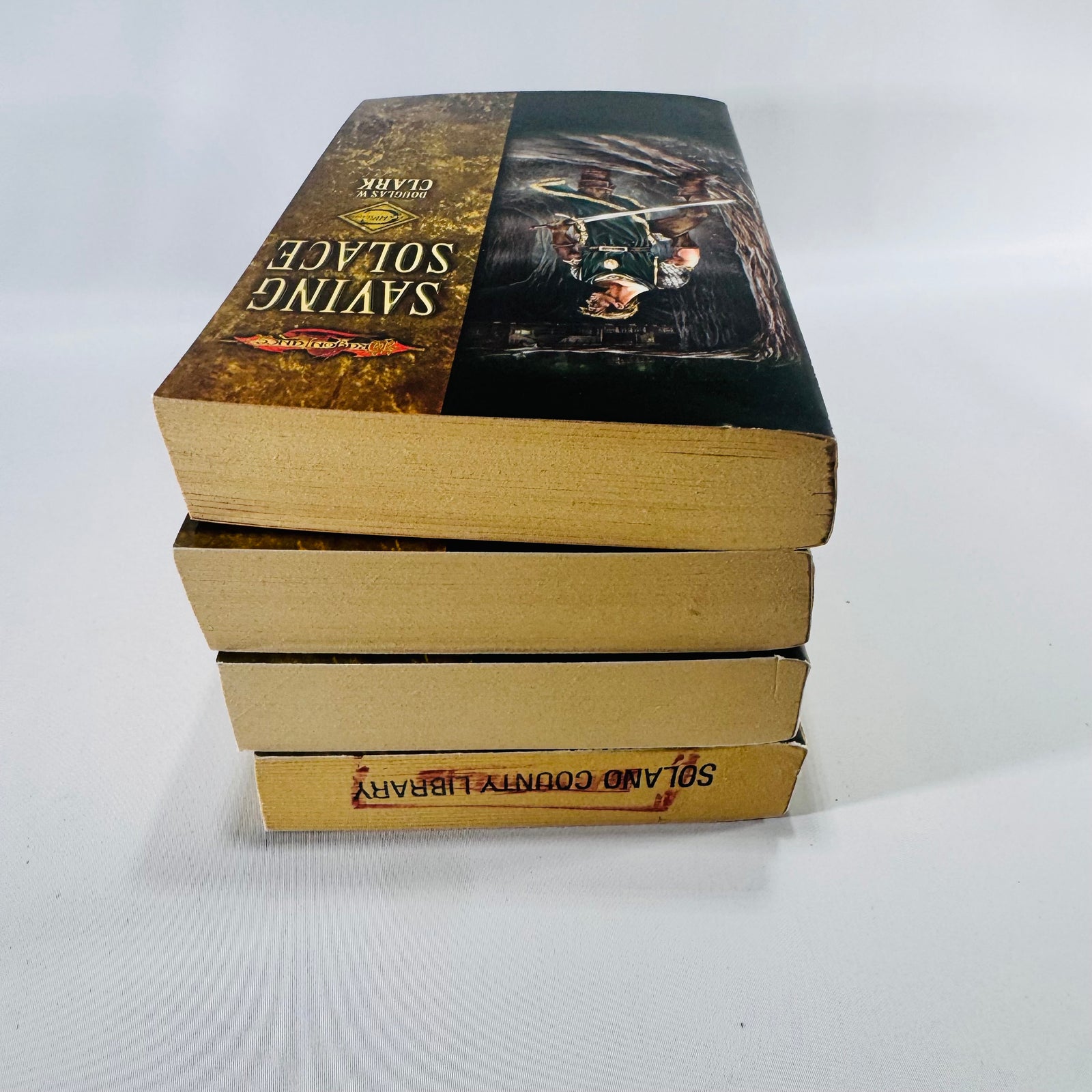 Dragonlance Champions Paperback Bundle of 4 Saving Solace Alien Sea Great White Wyrm Protecting Palanthas Wizards of the Coast
