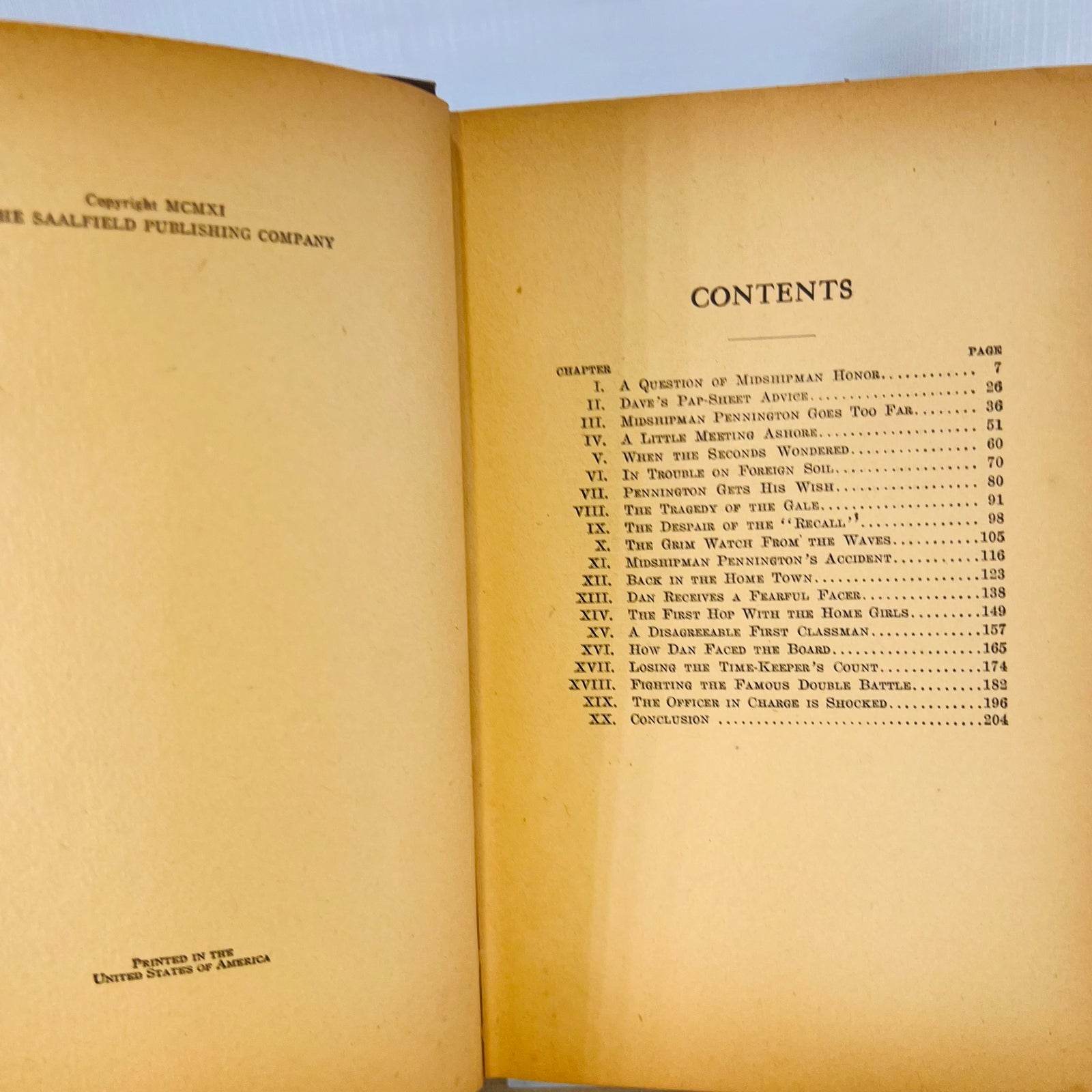 Dave Darrin's First (1910) & Second (1911) Year at Annapolis by H. Irving Hancock The Saalfield Publishing Company