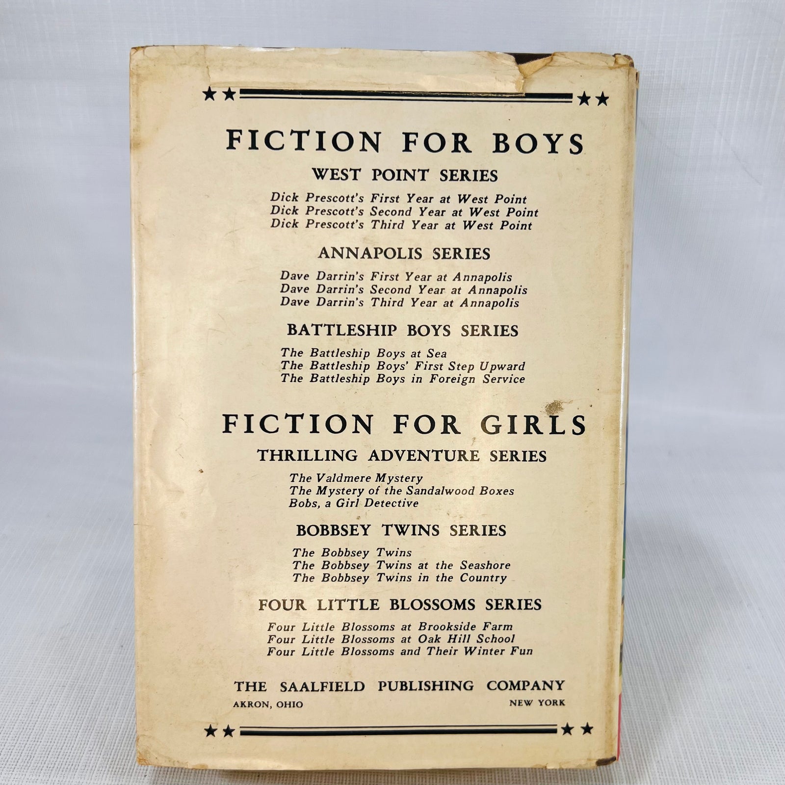 Dave Darrin's First (1910) & Second (1911) Year at Annapolis by H. Irving Hancock The Saalfield Publishing Company