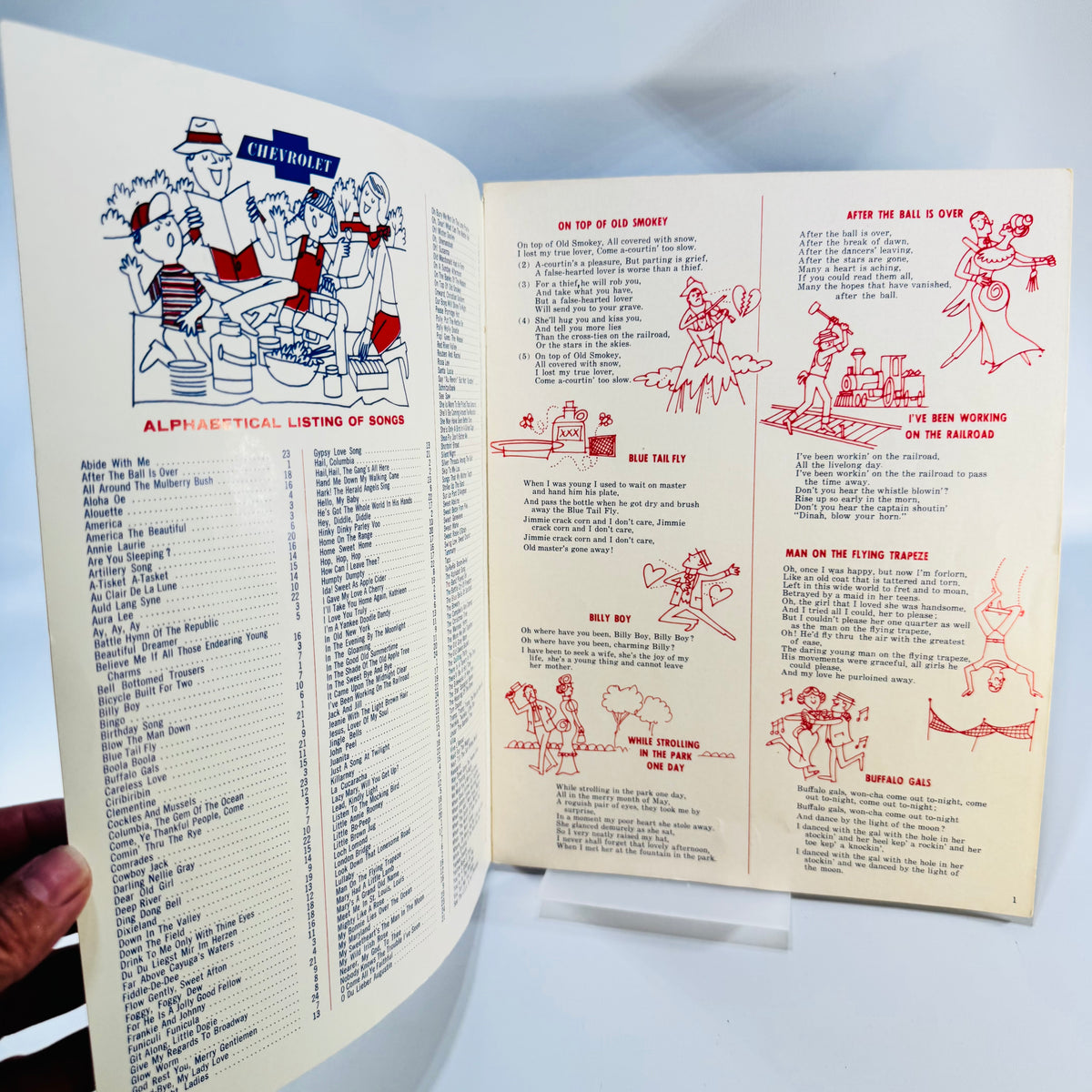 1964 Chevrolet Songbook Sing of the U.S.A. Vintage General Motors Advertising Americana Music Booklet