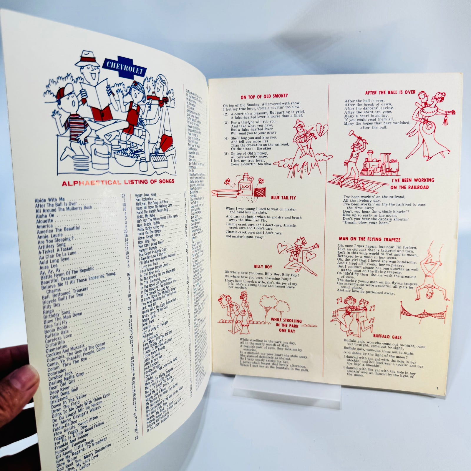 1964 Chevrolet Songbook Sing of the U.S.A. Vintage General Motors Advertising Americana Music Booklet