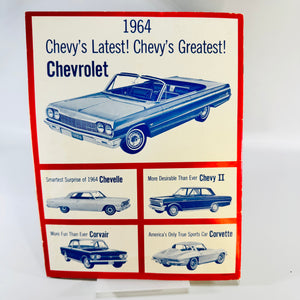 1964 Chevrolet Songbook Sing of the U.S.A. Vintage General Motors Advertising Americana Music Booklet