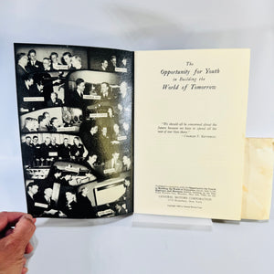 General Motors Institute Ephemera Lot 1940s Alumni Program World’s Fair Youth Booklet Letters and Envelope