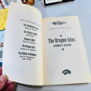 Dragonlance Crossroads Book Lot of 4 Wizards of the Coast Fantasy Paperbacks 2000 to 2003