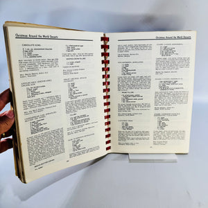 1970 Holiday Cookbook Favorite Recipes of Home Economics Teachers Spiral Bound 2000 Recipes