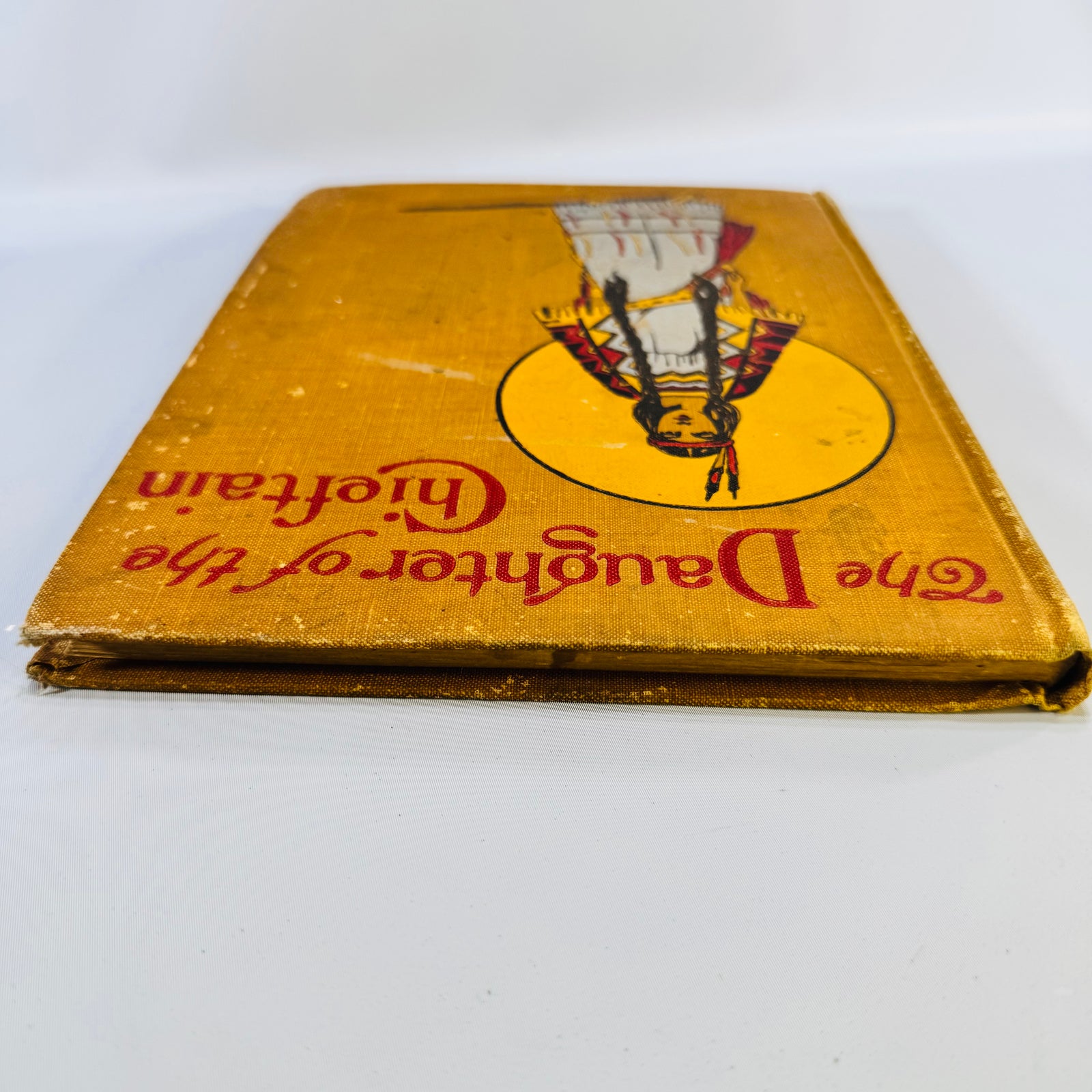 The Daughter of the Chieftain Edward S. Ellis Antique Hardcover McLoughlin Brothers Illustrated circa 1908 to 1910