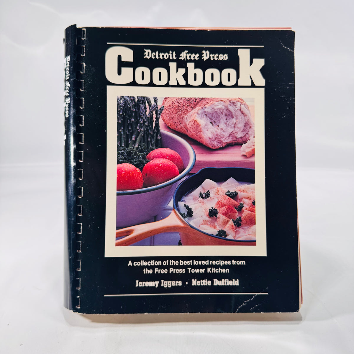 Detroit Free Press Cookbook – Vintage 1984 Spiral-Bound Recipe Collection