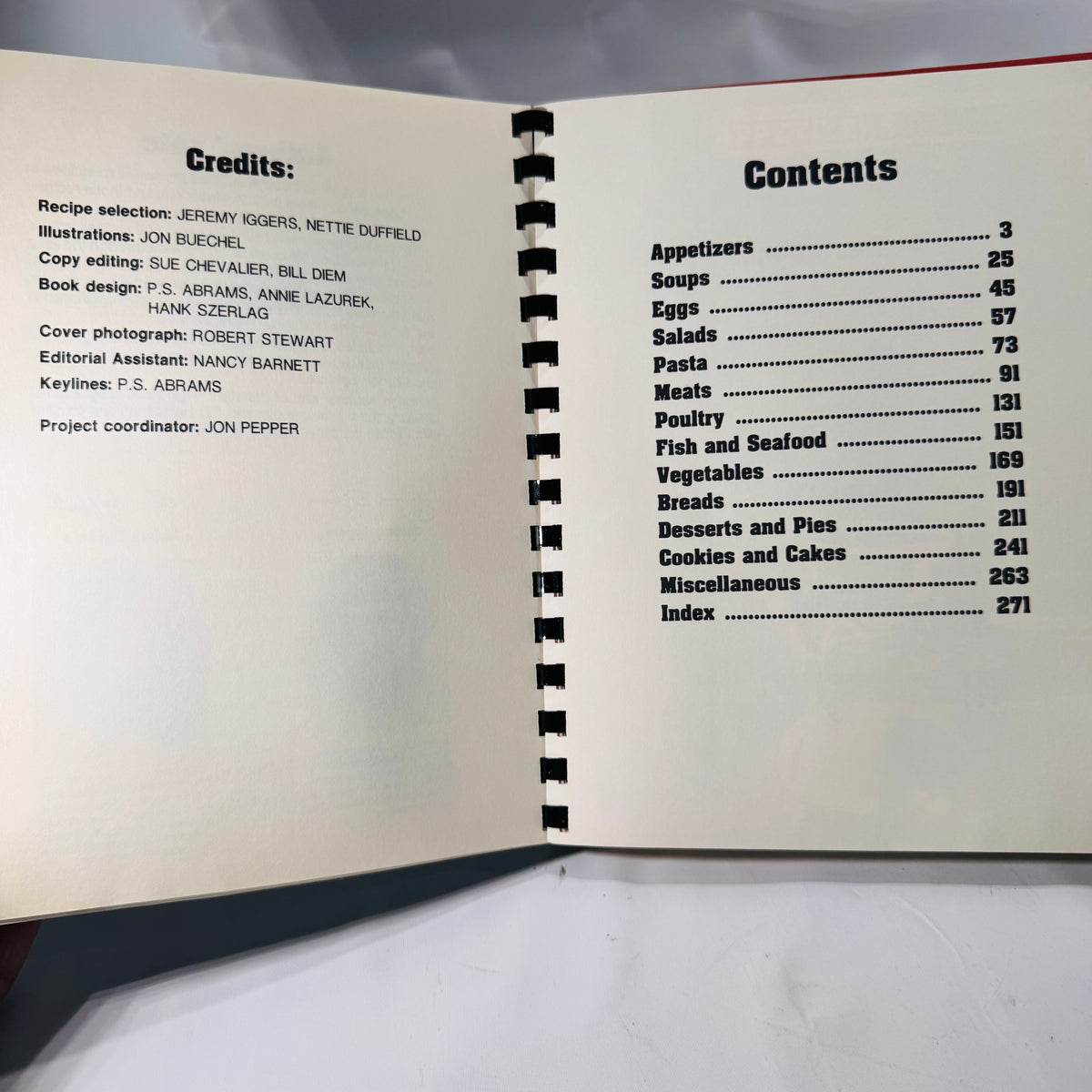 Detroit Free Press Cookbook – Vintage 1984 Spiral-Bound Recipe Collection