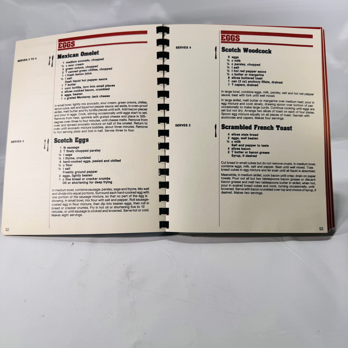 Detroit Free Press Cookbook – Vintage 1984 Spiral-Bound Recipe Collection