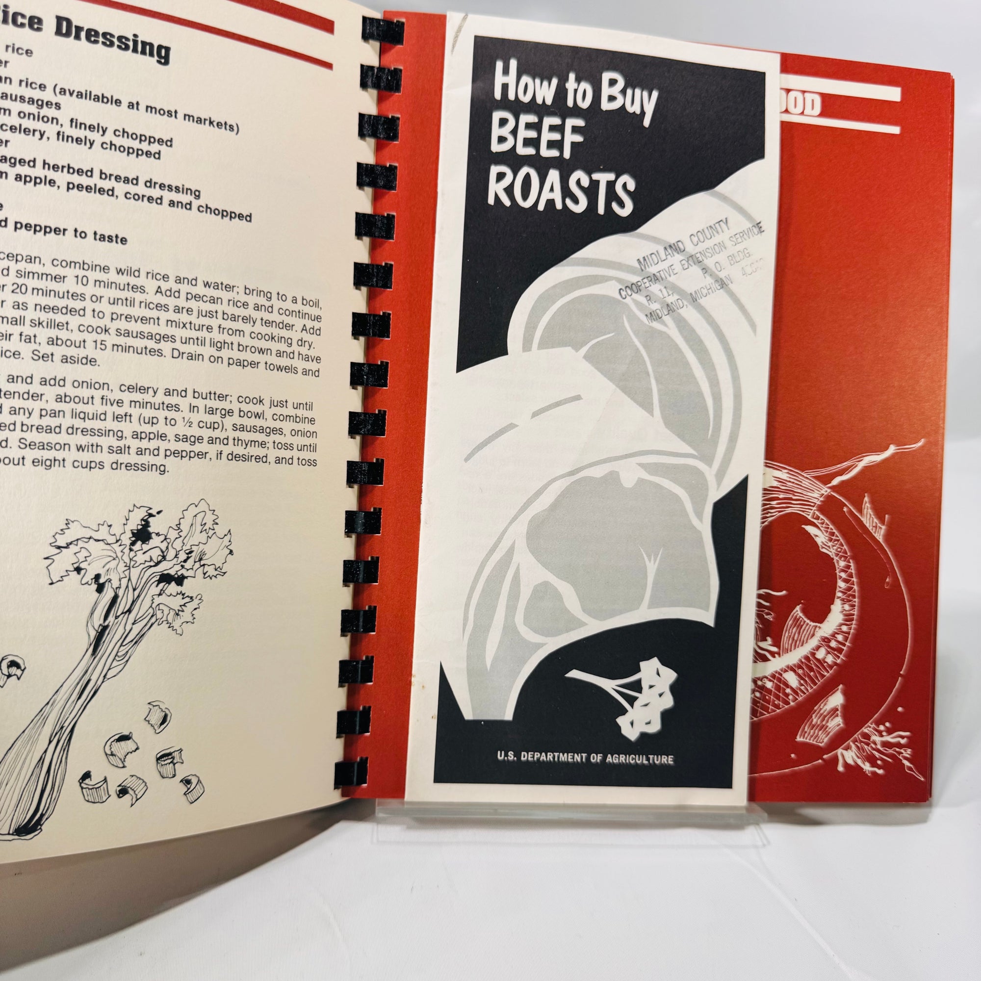 Detroit Free Press Cookbook – Vintage 1984 Spiral-Bound Recipe Collection