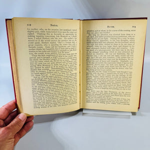 Vintage Meadow Brook by Mary Jane Holmes Decorative Red Hardcover W. B. Conkey 295 Pages Antique Novel