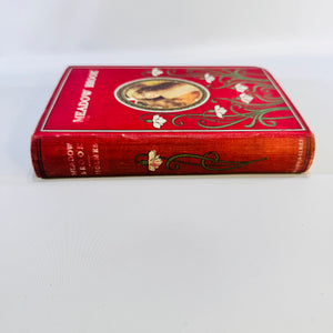 Vintage Meadow Brook by Mary Jane Holmes Decorative Red Hardcover W. B. Conkey 295 Pages Antique Novel