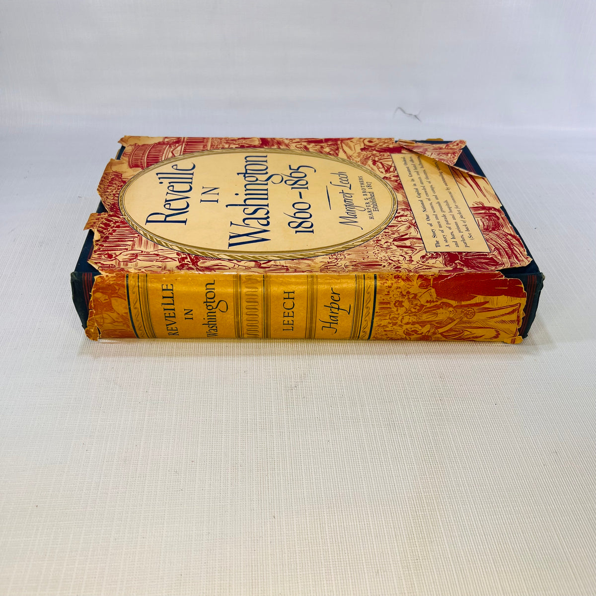 Reveille in Washington 1860-1865 Margaret Leech 1941 Harper & Brothers Publications
