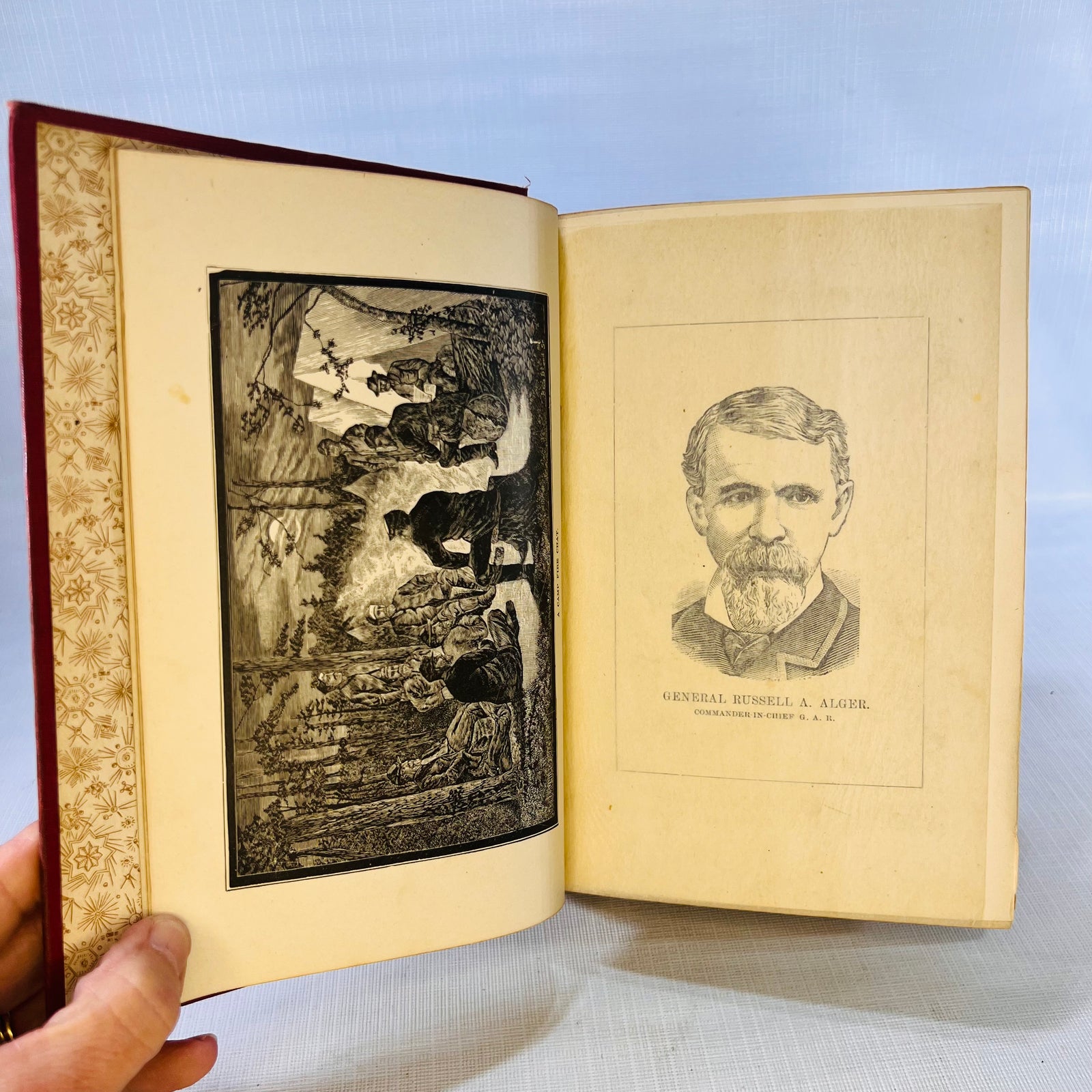 Campfire Chats of the Civil War by Washington Davis 1889 B.B. Russell