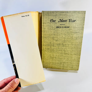 One More Year Bertha B. Moore 1943 Second Edition Christian Novel Hardcover with Dust Jacket