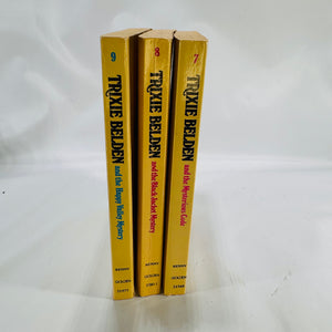 Three Trixie Beldon Book Lot (Vol. 7, 8, 9) by Kathryn Kenny Golden Press