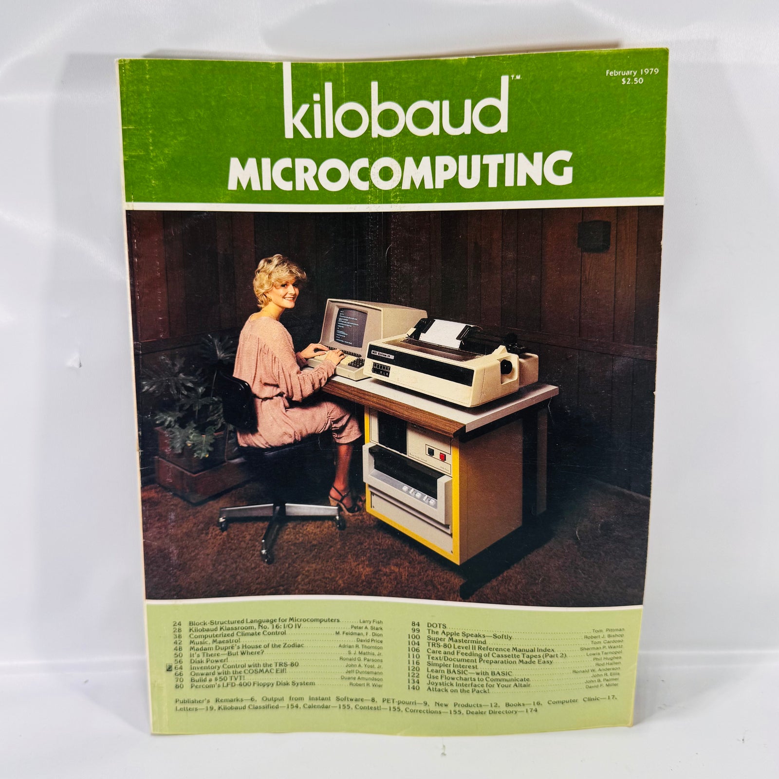 Vintage Feb 1979 Kilobaud Microcomputing Magazine, Retro Home Computer Issue