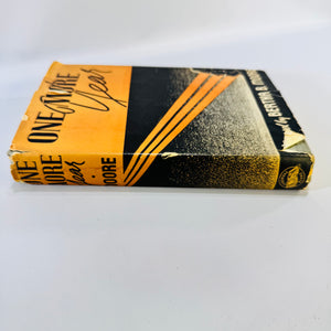 One More Year Bertha B. Moore 1943 Second Edition Christian Novel Hardcover with Dust Jacket