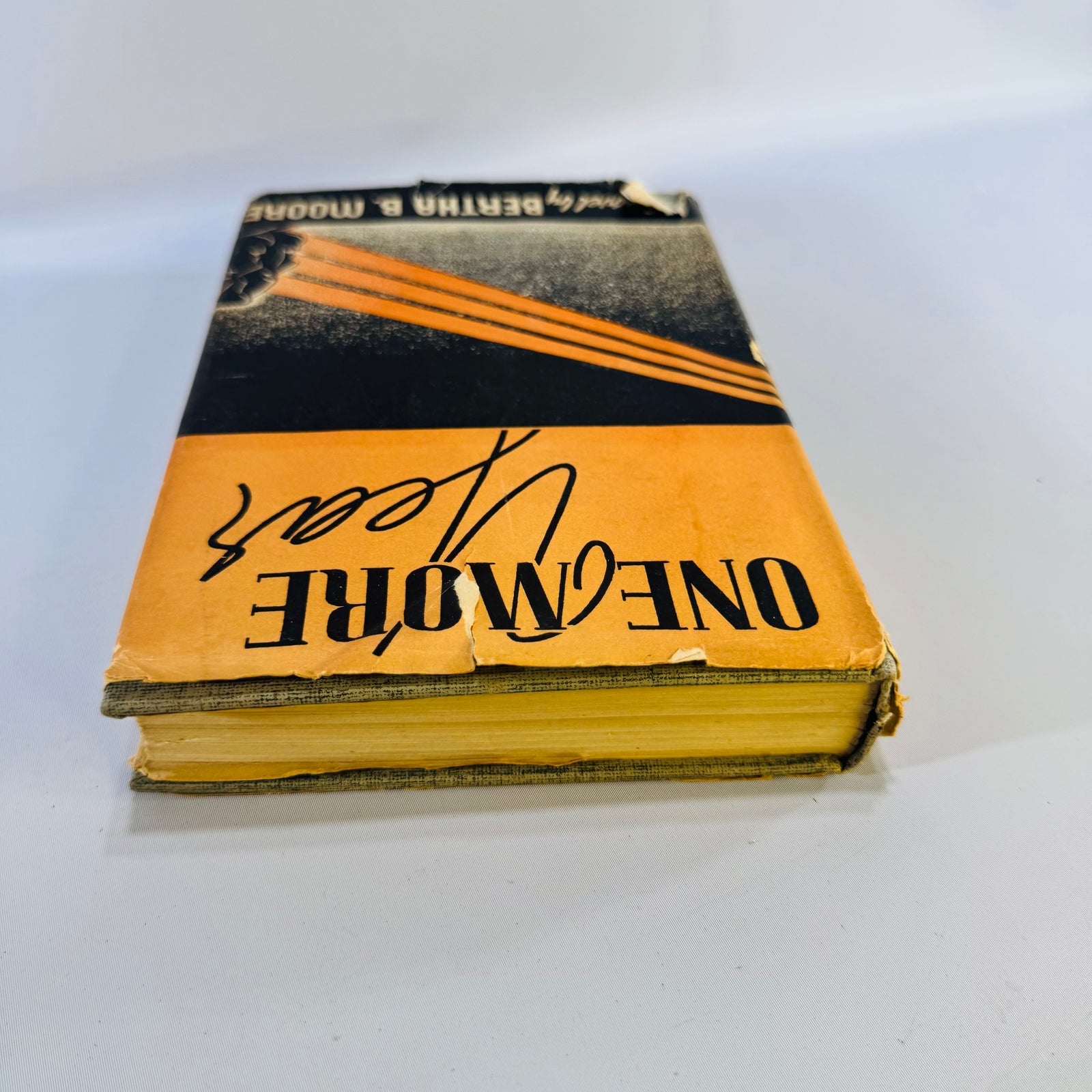 One More Year Bertha B. Moore 1943 Second Edition Christian Novel Hardcover with Dust Jacket