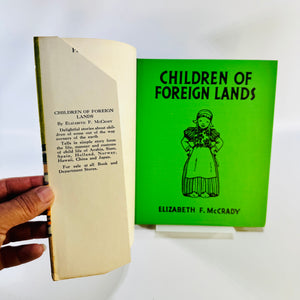 Children of Foreign Lands Elizabeth F. McCrady Vintage Platt & Munk Hardcover Illustrated Book No. 506