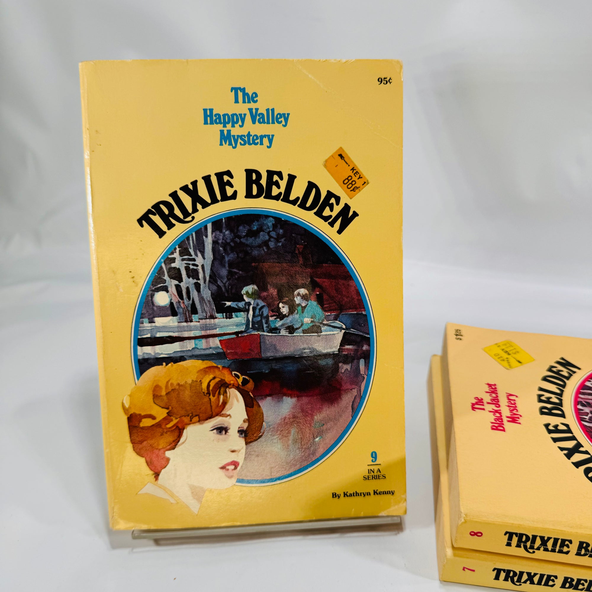 Three Trixie Beldon Book Lot (Vol. 7, 8, 9) by Kathryn Kenny Golden Press