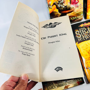 Dragonlance Chaos War Series Paperback Bundle of 5 Douglas Niles Richard A Knaak TSR Wizards of the Coast Fantasy Novels