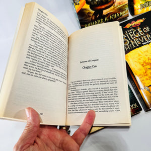 Dragonlance Chaos War Series Paperback Bundle of 5 Douglas Niles Richard A Knaak TSR Wizards of the Coast Fantasy Novels