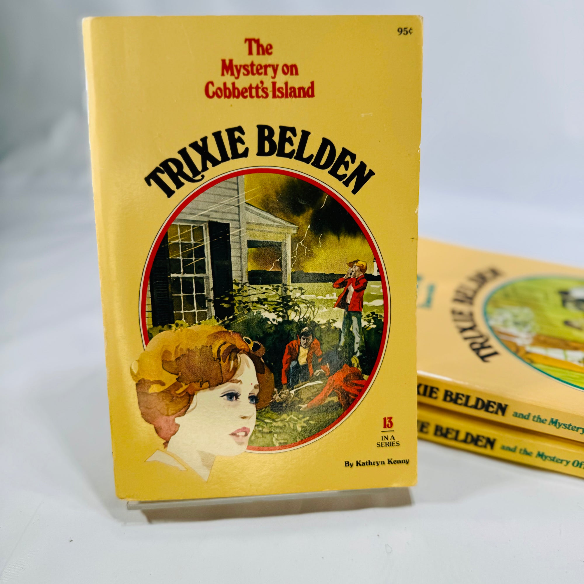 Three Trixie Belden Mystery Paperback Books 13 14 & 20 in the Series  by Kathryn Kenny 1970s