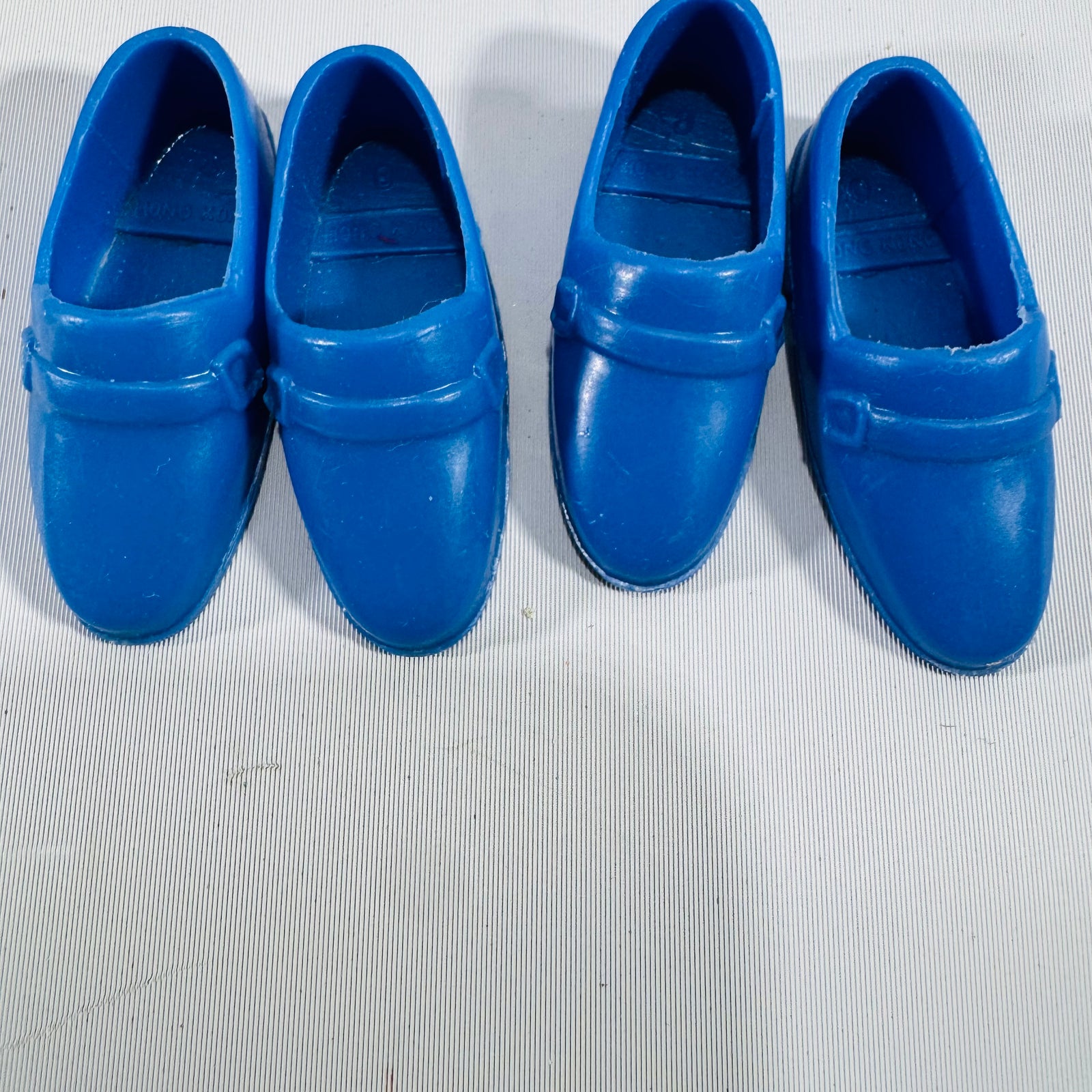 Vintage Mattel Ken Clothing & Accessory Bundle (9 Pieces) — Tagged Red Jacket, Green Pants, Blue Loafers + Guitar