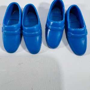 Vintage Mattel Ken Clothing & Accessory Bundle (9 Pieces) — Tagged Red Jacket, Green Pants, Blue Loafers + Guitar