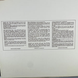 Vintage Clover Leaf Minton Placemats Set of 6, England Melamine Cork Back “Melamats” Poppy Wildflower Floral, Boxed 9.5”