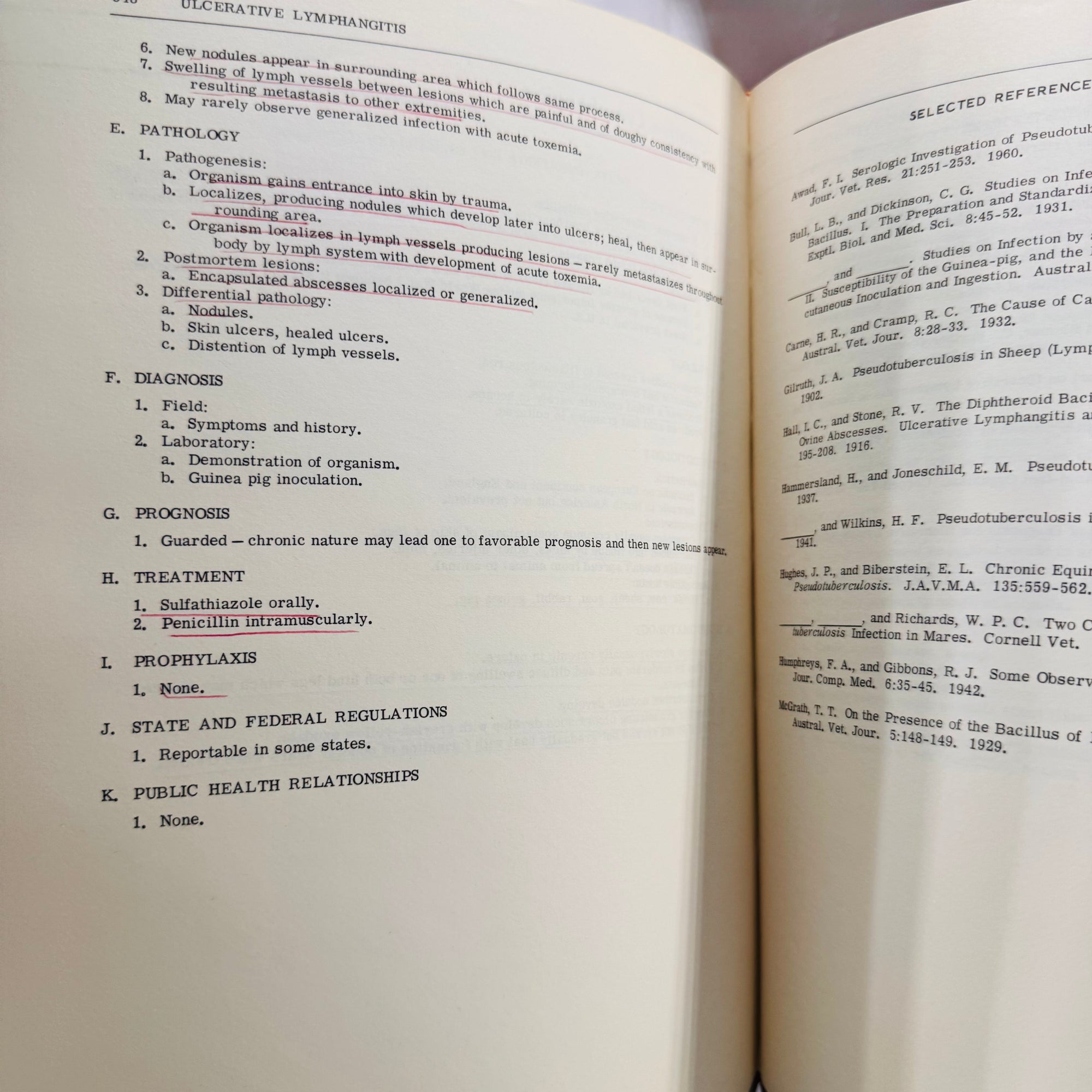 Infectious Diseases of Domestic Animals by Merchant & Barner (1965, Veterinary Science)