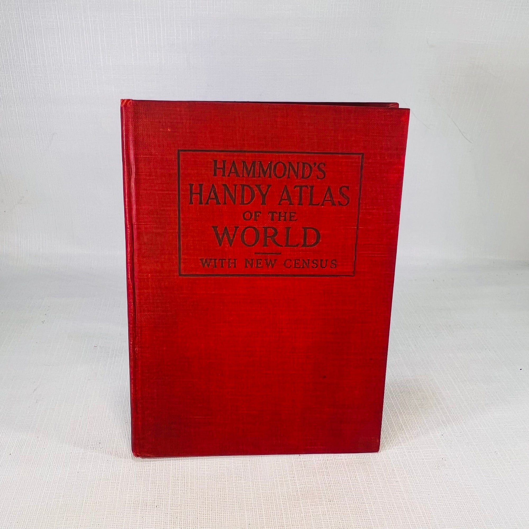 Hammond's Handy Atlas of the World with New Census 1914  C.S. Hammond & Company