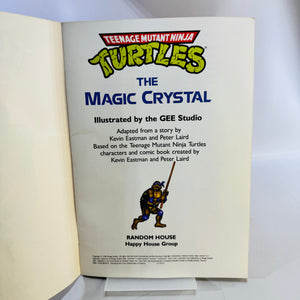 Teenage Mutant Ninja Turtles The Magic Crystal 1990 Vintage Storybook Adventure Paperback Donatello Mirage Studios